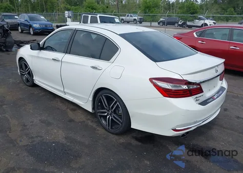 2017 Honda Accord Sport Se из США, поврежденный, VIN 1HGCR2F1XHA144354